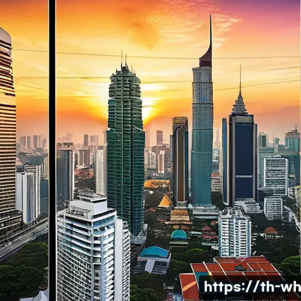 자산배분의 기본 자산군 종류 이해하기 - A detailed and vibrant illustration of a diversified investment portfolio concept for Thai investors...